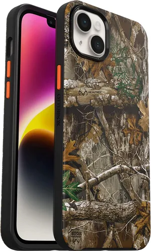 Vista 15 de OtterBox Symmetry - Funda con MagSafe para iPhone 14 Plus (SOLAMENTE), embalaje no minorista - Rosa translúcido transparente (Polvo de Hada)