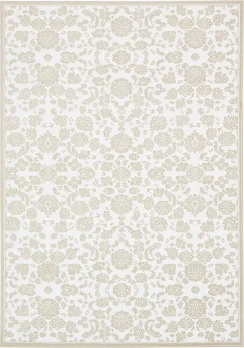 Vista 23 de Unique Loom Colección Rushmore Alfombra de Área - Taft (2' x 3' 1" Rectángulo, Blanco Nieve/Beige)