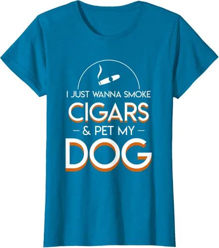 Vista 63 de Solo quiero fumar cigarros y mascotas a los amantes de los perros de mi perro, Negro, S