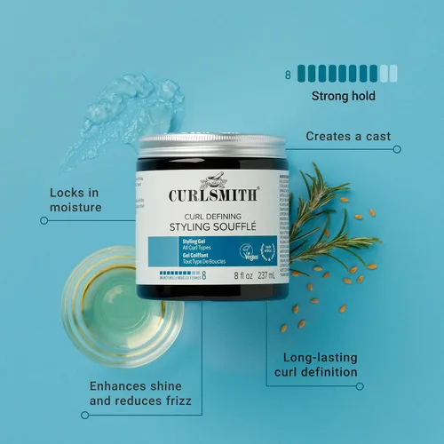 Vista 3 de CURLSMITH - Curl Defining Styling Soufflé - Vegan Medium Hold Styling Gel