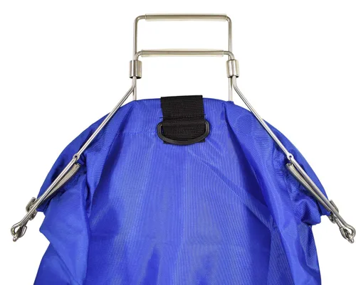Vista 3 de Scuba Choice Palantic Lobster Fish Catch Gear Nylon Game Bag Net with Squeeze Open Handle - 16" x 7" Mesh for Easy Carry