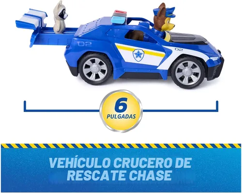 Vista 2 de Paw Patrol: Search & Rescue, Chase Rescue Cruiser Vehicle with 2 Figures