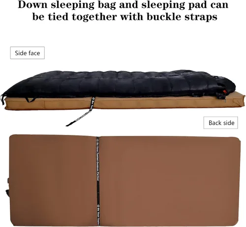 Vista 6 de 0 20 Degrees F Down Sleeping Bag for Adults,4 Season Rectangle Down Sleeping Bag for Camping Hiking