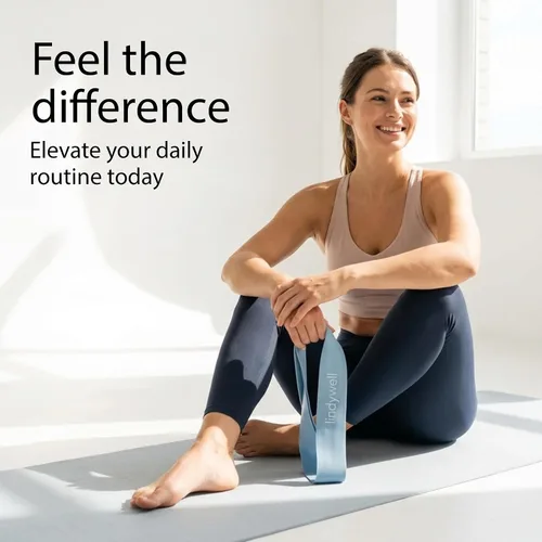 Vista 6 de Lindywell Bandas de tela y ejercicio para mujeres y hombres, bandas de resistencia para entrenamiento, incluyendo activación de glúteos