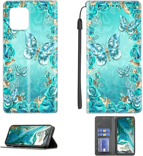 Vista 226 de jioeuinly ATT Motivate 2 - Funda compatible con ATT Motivate 2, funda con soporte abatible y cierre magnético DJS