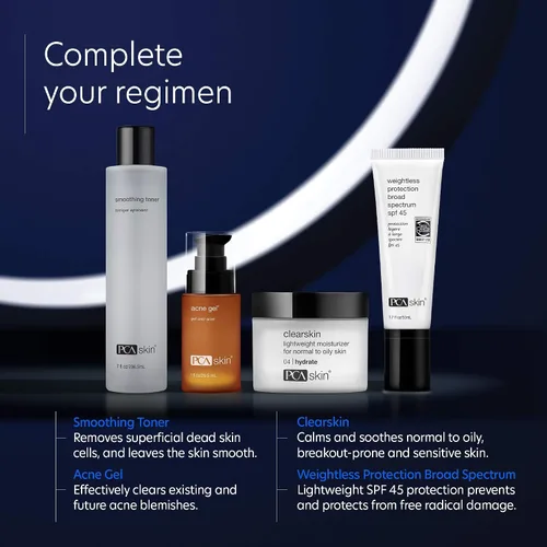 Vista 5 de PCA SKIN Tónico facial suavizante: tratamiento facial sin alcohol con aloe vera, ácidos lácticos y cítricos, reduce la apariencia de poros y acné