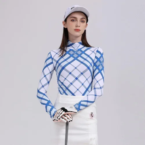 Vista 3 de COOUV Camisa de compresión deportiva de seda de hielo súper fina con protección solar UV APRANSA UPF50+