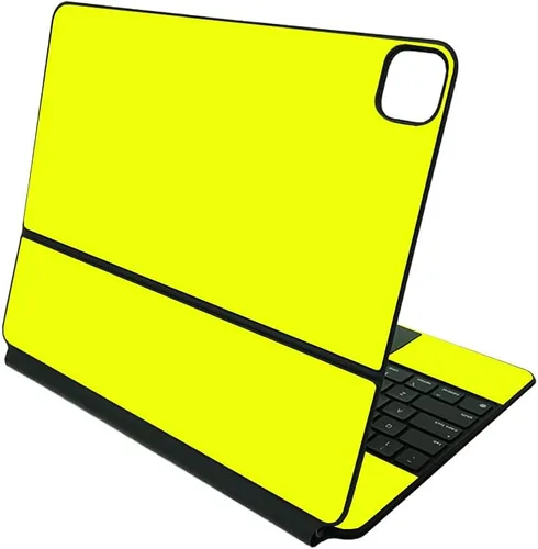 Vista 4 de MightySkins Skin compatible con Apple Magic Keyboard para iPad Pro de 12.9 pulgadas (3ª a 6.ª generación), color azul sólido, funda protectora