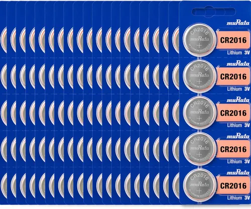 Vista 5 de Murata Batería CR2016 DL2016 ECR2016 3V Litio Moneda Celda (5 Baterías)