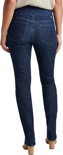 Vista 3 de Jag Jeans Peri - Pantalones vaqueros rectos con tirantes en color mantequilla