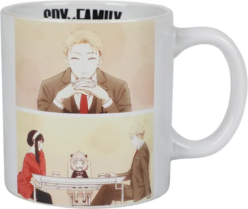 Vista 2 de Bioworld Spy x Family Characters - Taza de cerámica (16 oz)
