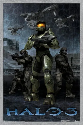 Vista 6 de Trends International Halo 3 - Póster de pared Master Chief, 14.725 x 22.375 pulgadas, versión premium sin marco