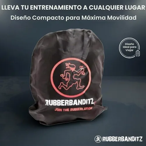 Vista 4 de Rubberbanditz Bandas combinadas de asistencia para dominadas, bandas de ejercicio de resistencia resistentes para levantamiento de pesas, movilidad