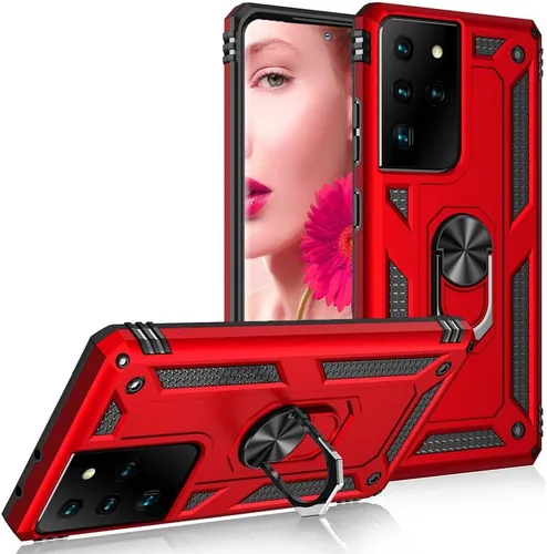 Vista 20 de Funda para Samsung Galaxy S20 [grado militar] [a prueba de polvo] [a prueba de golpes] cubierta de teléfono con soporte de soporte magnético de 360
