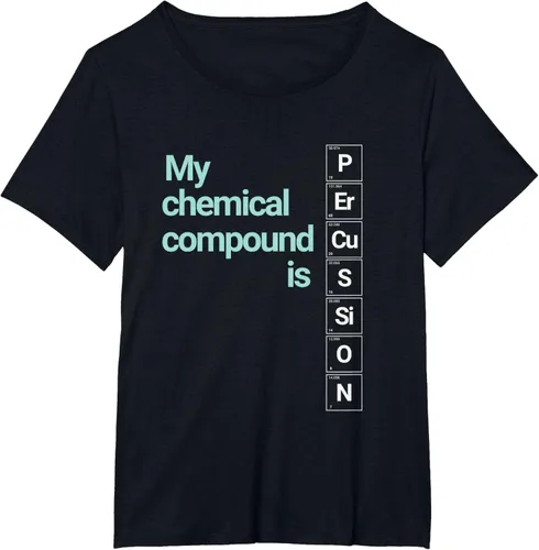 Vista 33 de Percussion Band Geek My Chemical Compound T-Shirt