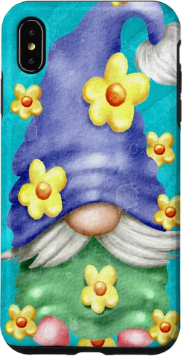 Vista 11 de Floral Spring Gnome for Garden Mom and Summer Cute Flower Case for iPhone 17