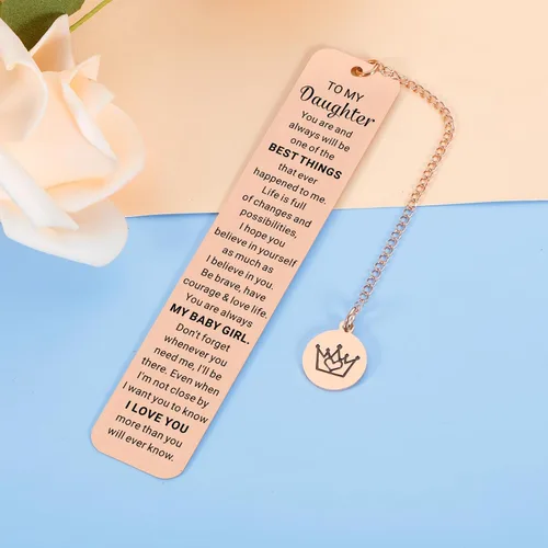 Vista 2 de Regalos para hija de mamá, regalos de graduación para hija, regalos para hija de mamá y papá, regalos del día de San Valentín para hija, regalos
