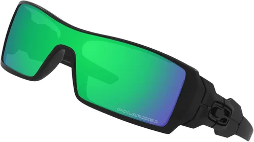 Vista 2 de BroLizard - Lente polarizada para gafas de sol Oakley Oil Rig, verde