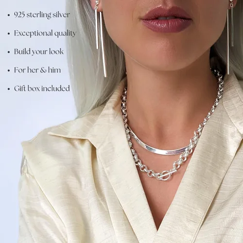 Vista 6 de Silverly Collar pequeño de plata de ley con medallón de San Benito para hombres y mujeres, moneda de San Santo de plata 925 en cadena bordillo de 18
