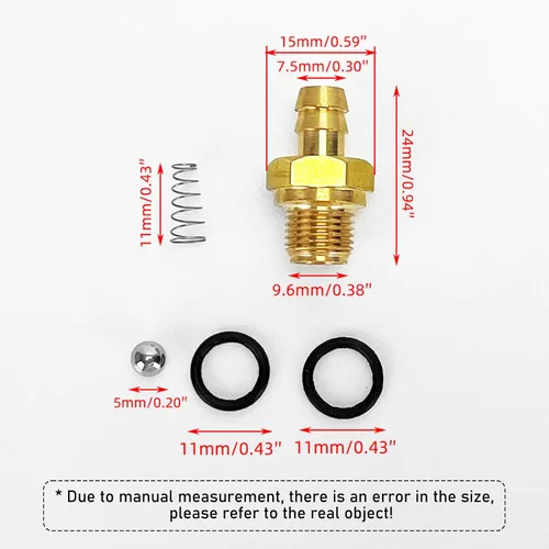 Vista 2 de Kit de inyector de jabón químico para lavadora a presión, compatible con Homelite, Ryobi, Husky, Troy Bilt reemplaza a 190593GS, 190635GS, 203640GS