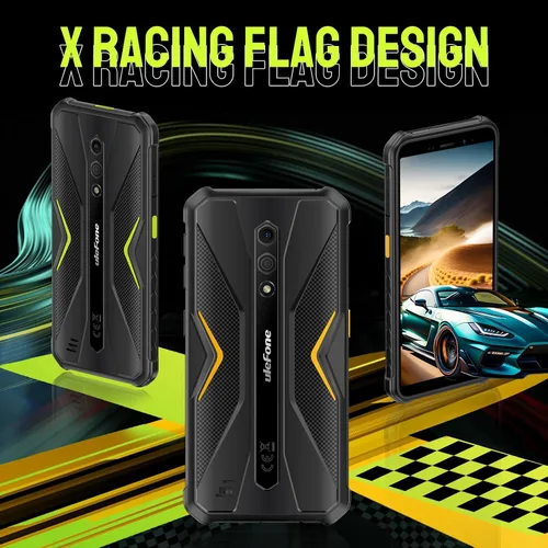 Vista 2 de Ulefone Armor X12 Pro - Teléfono inteligente resistente, teléfonos impermeables desbloqueados, Octa-core Android 15, 8 GB+64 GB, Dual SIM Global 4G