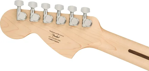 Vista 8 de Guitarra eléctrica Squier Affinity Series Stratocaster FMT, color Black Burst, diapasón de maple Pastillas Hss, cuerpo de álamo con parte superior