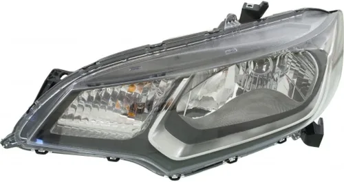 Vista 6 de KarParts360: Para Honda Fit 2015 2016 2017 Conjunto de faros delanteros con bombillas para HO2502160