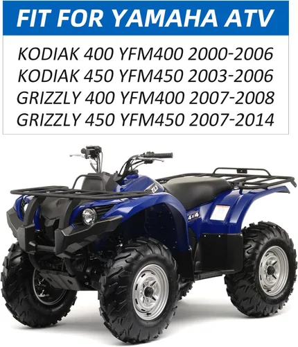 Vista 2 de M MATI Grifo de Combustible Petcock y Conjunto de Palanca para Yamaha ATV Kodiak 400 YFM400 Kodiak 450 YFM450 Grizzly 400 YFM400 Grizzly 450 YFM450