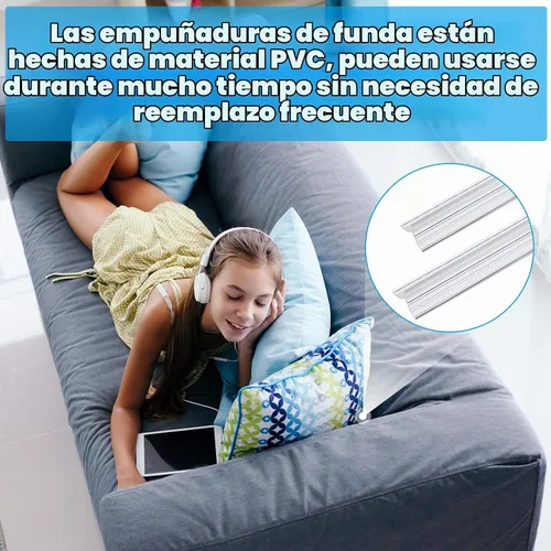 Vista 5 de Jetec Funda antideslizante para sofá de 5 piezas, 12 pulgadas, 7 pulgadas