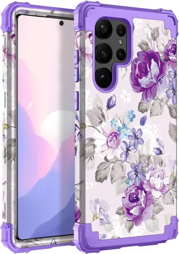 Vista 132 de Hocase Funda para Samsung Galaxy S26 Ultra, mandala beige