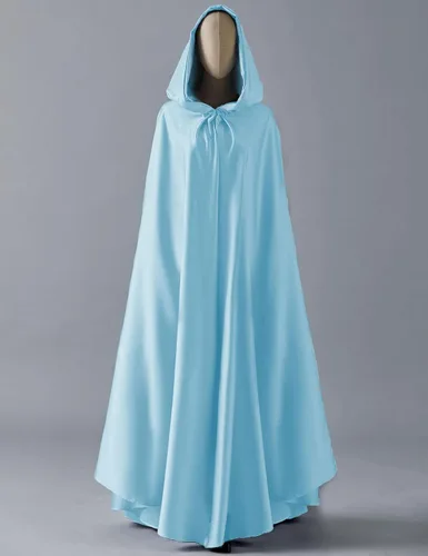 Vista 2 de BEAUTELICATE Capa con capucha de boda para mujer, poncho de longitud completa