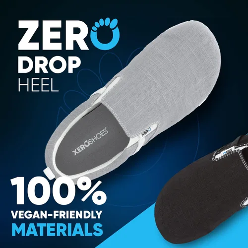 Vista 2 de Xero Shoes Aptos - Zapatos de lona de cáñamo sin cordones para hombre, casuales, ligeros y sin caídas
