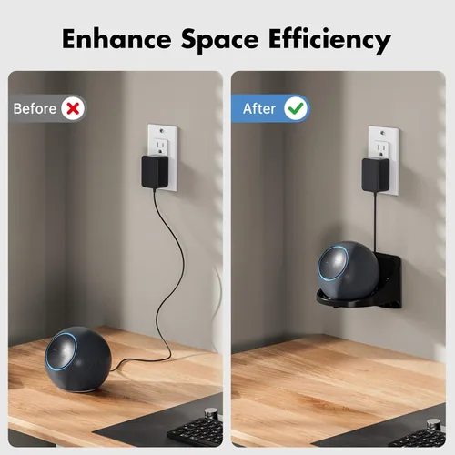 Vista 6 de XLTTYWL Dot Max - Soporte para colgar en pared, accesorios de ABS con gestión de cables, soporte de pared premium que ahorra espacio para Do t 6ª