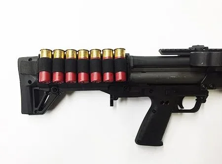 Vista 5 de Kel-Tec KSG Shotgun Nylon 7-Shell Hook & Loop Backed Carrier Card - by Hi-Tech Custom Concepts