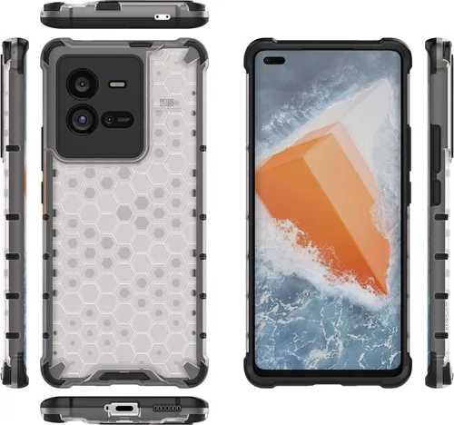 Vista 123 de Funda para Vivo iQOO Neo Cover - Funda para Vivo S1, color negro