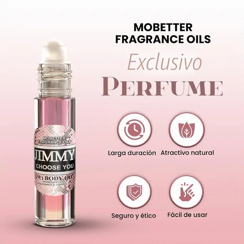 Vista 2 de MOBETTER FRAGRANCE OILS - Aceite corporal con perfume para mujer, fragancia Jimmy Choose You