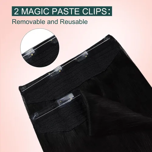 Vista 108 de Easyouth Extensión de cabello humano rubio con cola de caballo, extensiones de cabello humano rubio dorado con reflejos rubios, extensiones