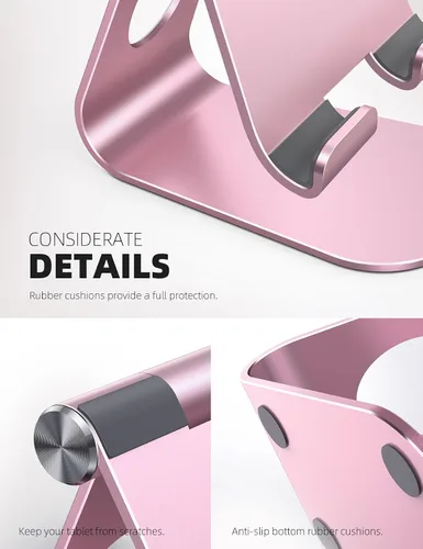 Vista 35 de Soporte ajustable para ipad, soporte para tableta Lamicall, Gris espacial