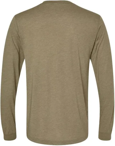 Vista 181 de Canvas Filmore 3501 - Camiseta de 4.2 onzas para hombre manga larga (1) Ceniza + (1) Jaspeado atlético