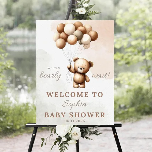 Vista 19 de Letrero personalizado para baby shower, letrero de bienvenida con soporte, letrero de bienvenida de niño azul, nombre y fecha personalizados