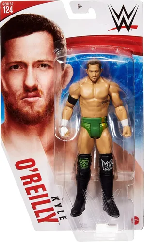Vista 4 de WWE Kyle O'Reilly - Figura de acción de la serie 124, figura de acción posable de 6 pulgadas, coleccionable para edades de 6 años en adelante