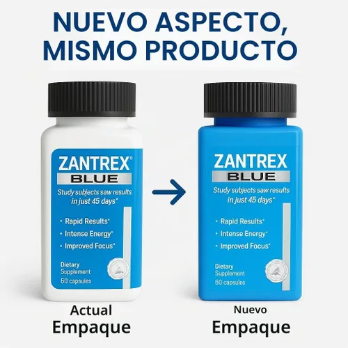 Vista 8 de Zantrex Blue Energy & Thermogenesis Boost Energy Suplemento de pérdida de peso para control del apetito, aumento de la quema de calorías y apoya