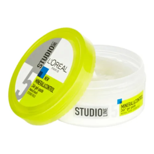 Vista 2 de Loreal Studio Line - Pasta de gel para modelar con control mineral, tacto natural, fijación fuerte, 5.1 fl oz