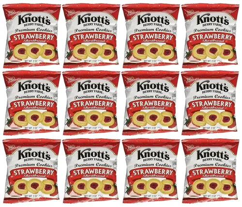 Vista 2 de Knott's Berry Farm Shortbread de frambuesa -36/2oz - Paquete de 2