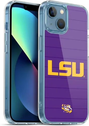Vista 215 de Head Case Designs Funda de gel suave con licencia oficial de la Universidad Estatal de Louisiana LSU Camou compatible con Apple iPhone 7 Plus/iPhone