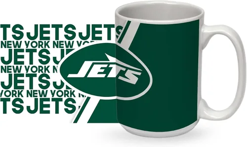 Vista 27 de Rico Industries NFL Football 15 oz White Ceramic Mug