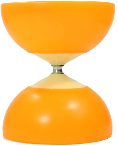 Vista 3 de Neoflight - Juego de 2 diábolos para principiantes, incluye palos, cuerda e instrucciones (naranja)