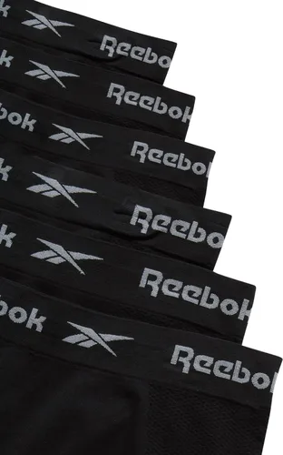 Vista 2 de Reebok Ropa interior para mujer y niño, paquete de 6 pantalones cortos de pierna larga sin costuras para mujer