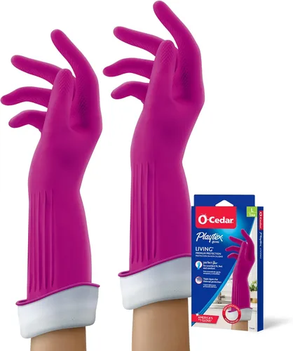 Vista 8 de Playtex Living - Guantes de limpieza de goma reutilizables (pequeños, 3 pares), guantes reutilizables para el hogar de protección prémium