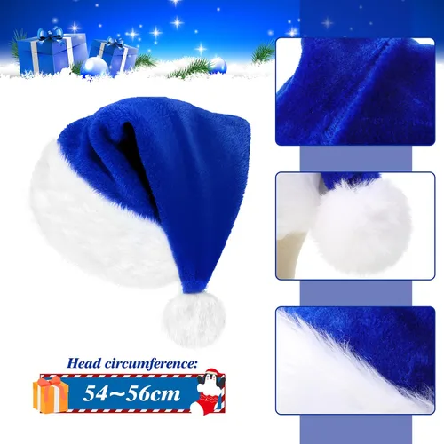 Vista 2 de Geyoga 4 Pack Kid Christmas Costume Set Christmas Santa Hat Tutu Skirt Striped Tights for Christmas Holiday Dress Party